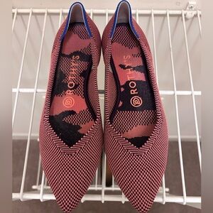 Rothy’s flats size 8, red and black